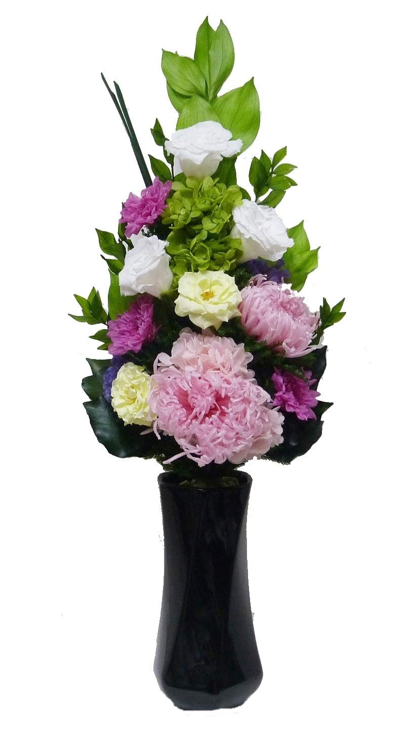 専用 仏花 プリザーブドフラワー プリザーブドフラワー仏花・百合/中/1個 | 仏花 花♡Ange